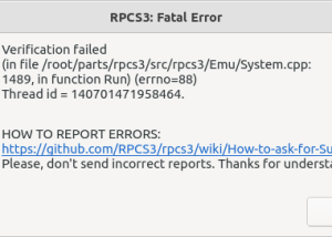 Full RPCS3 screenshot
