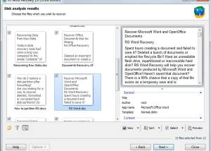 RS Word Recovery screenshot