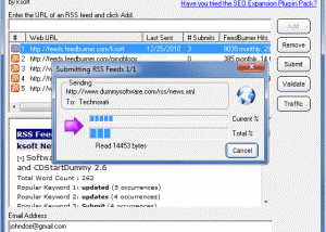 RSS Submit screenshot