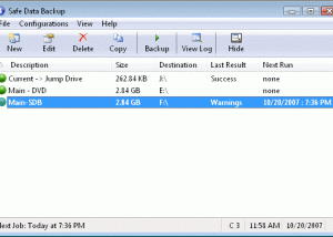 software - Safe Data Backup 5.1 screenshot