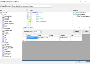 Salesforce MC SSIS Components by Devart screenshot