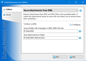 software - Save Attachments from EML for Outlook 4.21 screenshot