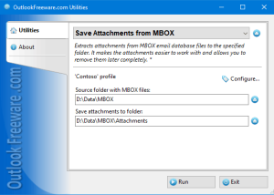 software - Save Attachments from MBOX for Outlook 4.21 screenshot