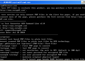 software - Scanned PDF to Word OCR Converter 2.0 screenshot