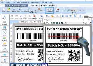 Scanning Code 128 Barcode Software screenshot