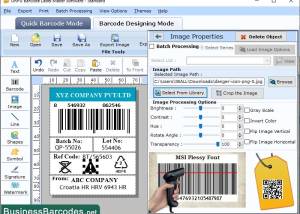 software - Scanning MSI Plessey Barcode 9.7.1.1 screenshot