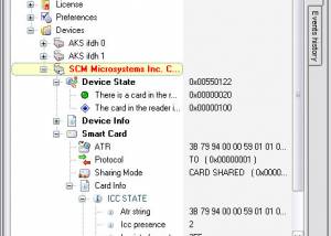 SCardX Easy smart card ActiveX control screenshot