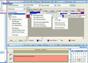 Schedules4Team for Outlook screenshot