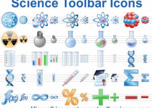 Science Toolbar Icons screenshot