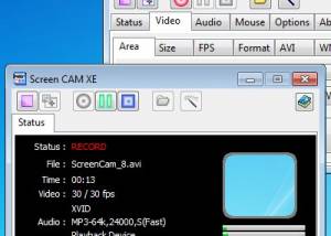 software - Screen CAM XE 5.3 screenshot