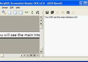 software - Screen Character Reader v2.0 screenshot