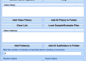 software - Screensaver Video Software 7.0 screenshot