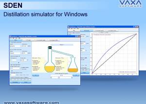 SDEN - Distillation simulator screenshot