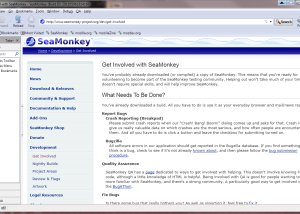 Full SeaMonkey screenshot