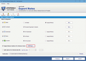 software - SecuraSoft NSF to PST 9.7 screenshot