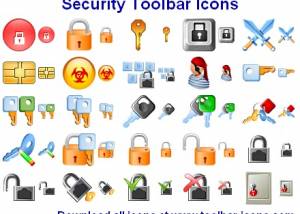 Security Toolbar Icon Set screenshot