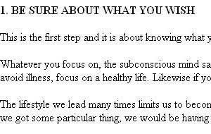 Self Hypnosis Ebook screenshot