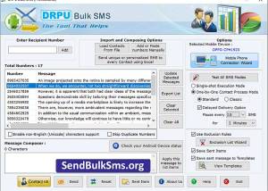 software - Send Bulk SMS Text 6.7.3 screenshot
