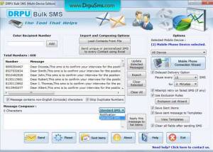 Send Bulk Text screenshot
