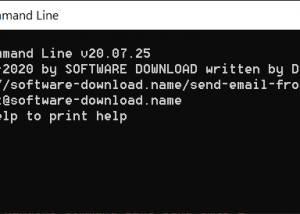 software - Send Email From Command Line 20.07.25 screenshot