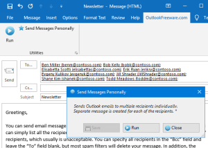 software - Send Messages Personally 5.0.1 screenshot