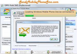 Send Mobile Phone SMS Software screenshot