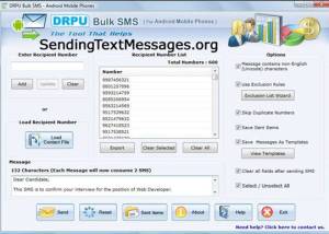 software - Send Text Message Software 9.2.1.0 screenshot