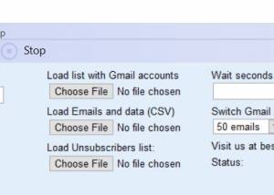 software - Sender bot for Gmail 1.0.7 screenshot