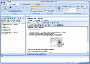 software - SendMails HOME Free 2.16 screenshot