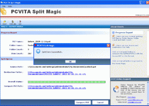 software - Separate Large Outlook PST File 2.2 screenshot