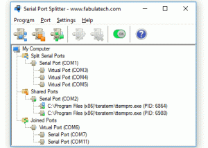 software - Serial Port Splitter 4.7.4 screenshot