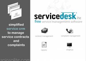 Service Desk Lite 2014:Free Service CRM screenshot