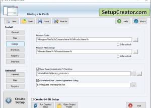 software - Setup Creator Software 4.7.9.2 screenshot