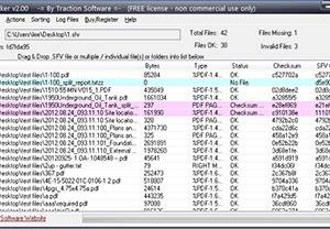 software - SFV Checker 2.04 screenshot