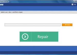 software - SFWare Repair AVI File 1.0.0 screenshot