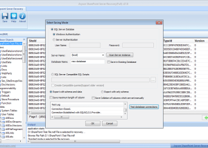 software - Aryson SharePoint Server Recovery 21.9 screenshot