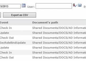 software - SharePoint Item Audit Log 2.3.730.0 screenshot