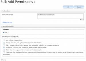 software - SharePoint Item Permission Batch 4.4.509.1 screenshot