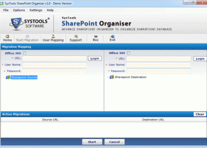 SharePoint Organiser screenshot