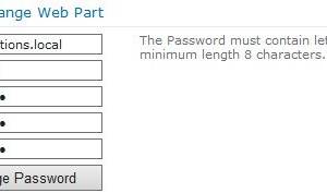 SharePoint Password Change & Reset Pack screenshot