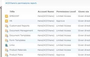 software - SharePoint Permission Report 1.6.523.3 screenshot