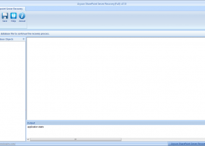 software - SharePoint Database Recovery Tool 18.0 screenshot
