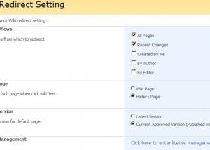 SharePoint Wiki Redirect screenshot