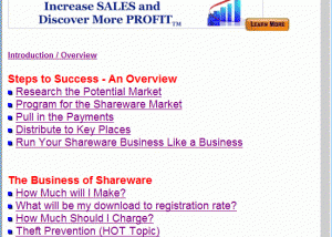 software - Shareware Authors Resource Guide 6.2.0.000 screenshot