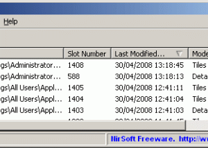 software - ShellBagsView 1.35 screenshot