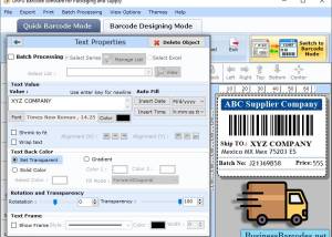 software - Shipping Barcode Maker Program 5.7 screenshot