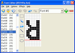 software - Sib Font Editor 2.22 screenshot