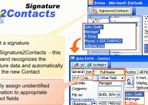 software - Signature2Contacts for Outlook 1.11.2176 screenshot