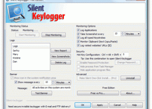 Silent Keylogger Free Edition screenshot