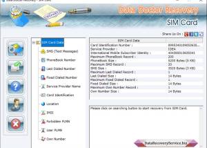 software - SIM Card Data Recovery Service 5.4.1.3 screenshot